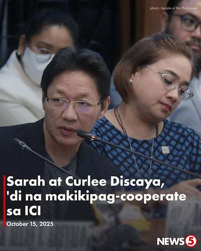 r/newsPH - Discaya couple will no longer appear before the ICI